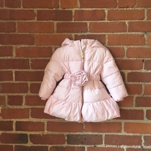 NWT Kate Spade 12M Infant Rosette Puffer Coat